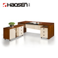 Modern white color furniture wood office desk computer table 0956